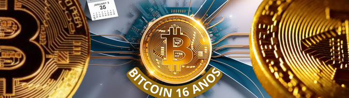 Em dia de aniversário, Bitcoin registra alta, que neste momento chega a mais de 1,5%.