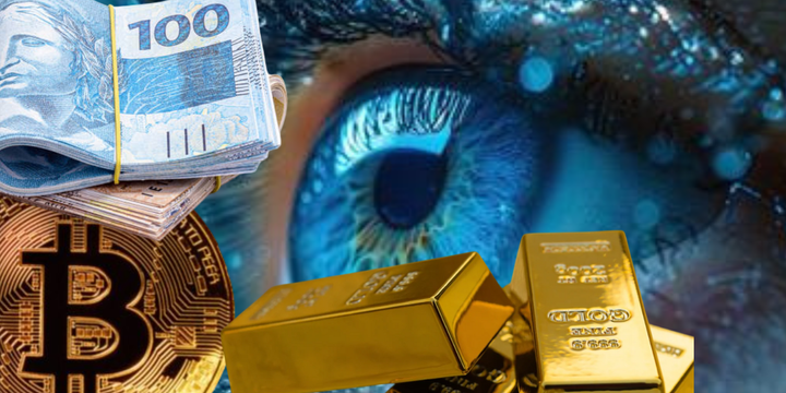 Luta de preços do Bitcoin abaixo de US$ 100.000 e o Ouro continua a alta.