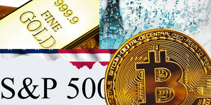 Bitcoin, Ouro, Real/Dólar e S&P500.  Veja o desempenho do dia em uma informação dinâmica e objetiva.